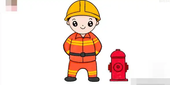 消防员怎么画简单,简笔画消防员的画法 - 爱知识