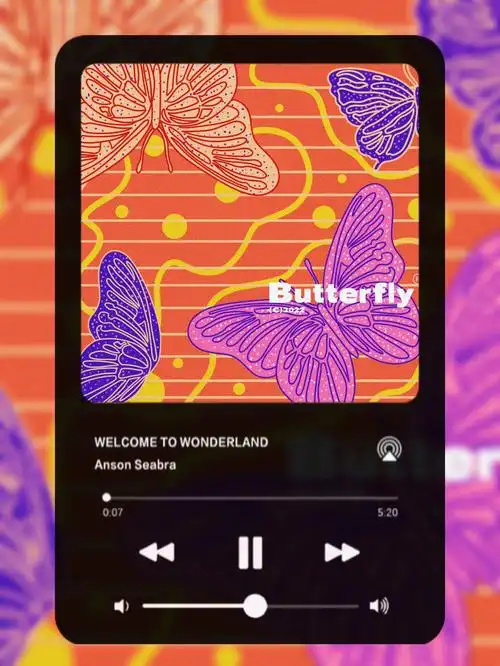 音乐封面butterfly