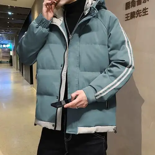 时尚新款百搭面包服男生棉袄外套潮牌休闲棉服男加厚棉衣冬装冬季