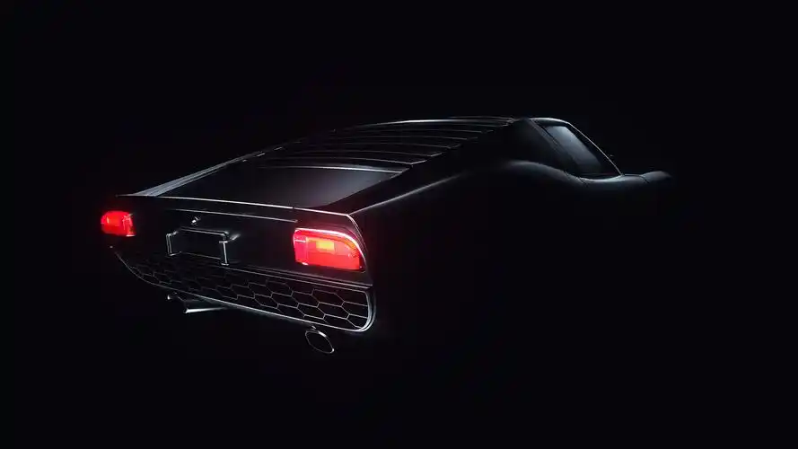 酷炫黑色跑车桌面壁纸