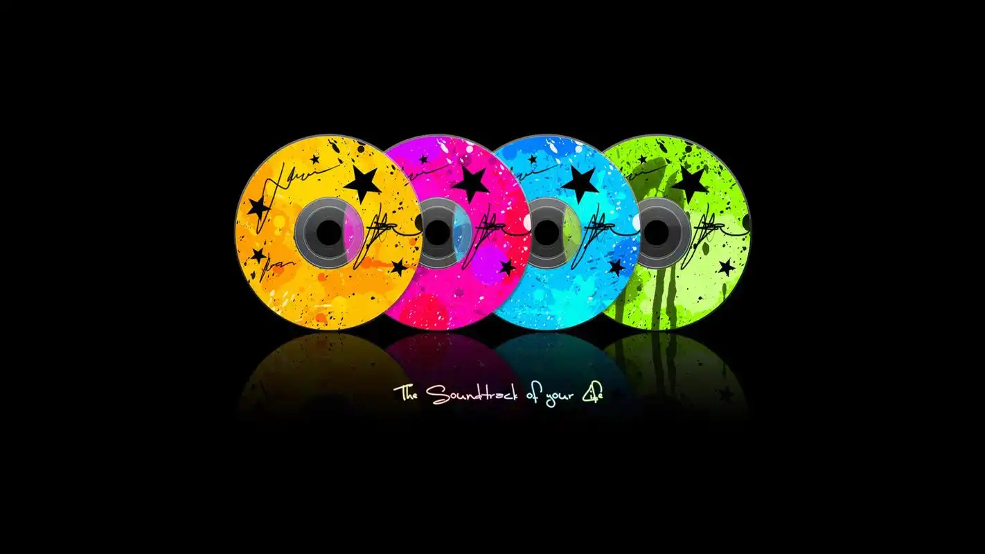 清新音乐主题创意桌面壁纸