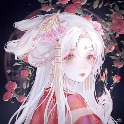 可可爱爱的古风少女