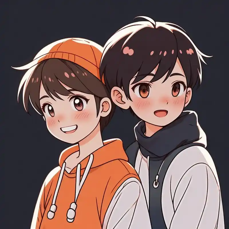 卡通男孩女孩头像精选 👫 这里有一系列超级可爱的卡通风格男孩女孩