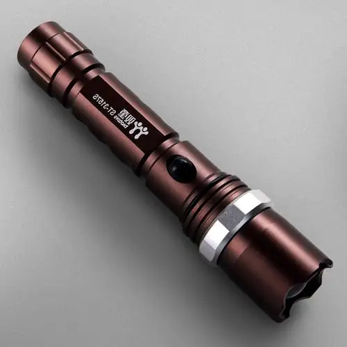 双童手电筒强光充电超亮远射家用变焦手电户外骑行防水照明手电