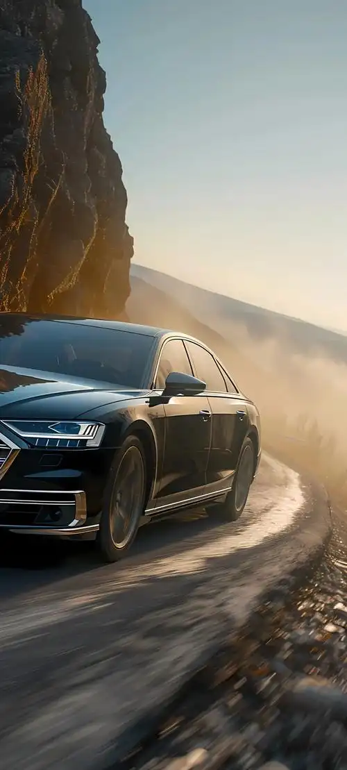 手机汽车壁纸飞驰一啸而过高清大图分享