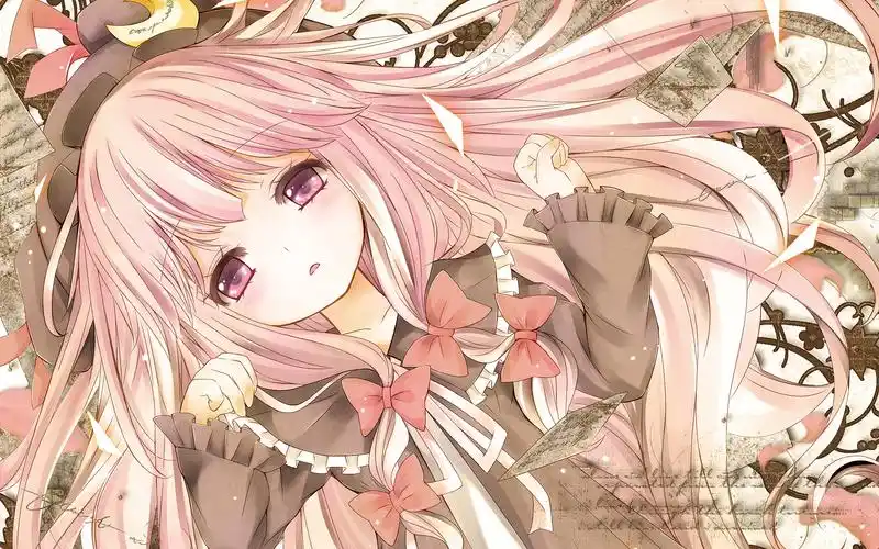 日站搜集-动漫美少女高清画集★【新浪微博:高清无水印iphone萌壁纸