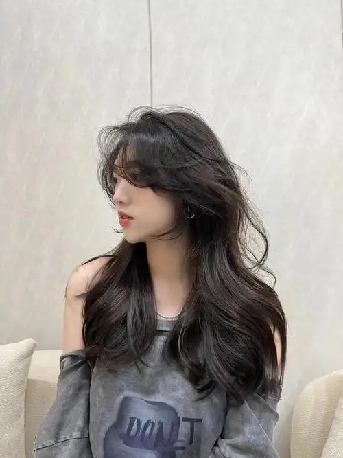 法式刘海77温柔大波浪绝绝子