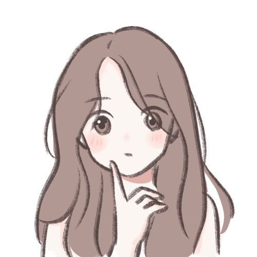 花卷小兔清新q版手绘情侣头像卡通漫画设计定制约稿