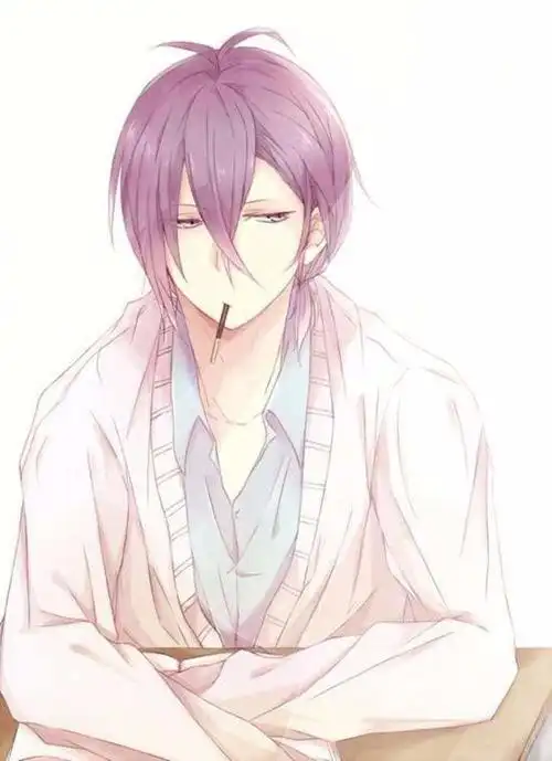我要紫色瞳孔,紫色头发的漫画人物图片