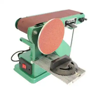 小型台式多功能砂盘砂带机 砂光机 打磨机 台式915型平面抛光机 铜线