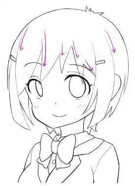 动漫简笔画卡通漫画手绘头像线稿378_418动漫简笔画卡通漫画手绘头像