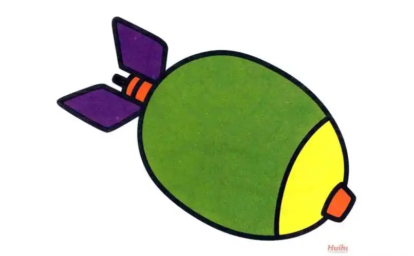 导弹简笔画画法导弹简笔画分步骤详解