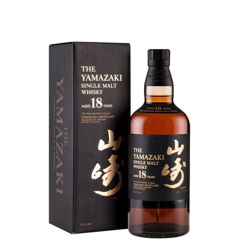 yamazaki/山崎18年 日本原装进口威士忌 700ml/瓶 有盒