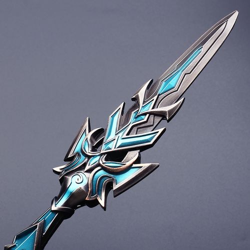 斗罗大陆蓝银霸王枪一米超特大号唐三蓝鹰霸皇枪蓝营手办金属玩具