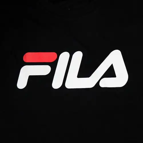 fila script logo tee - black
