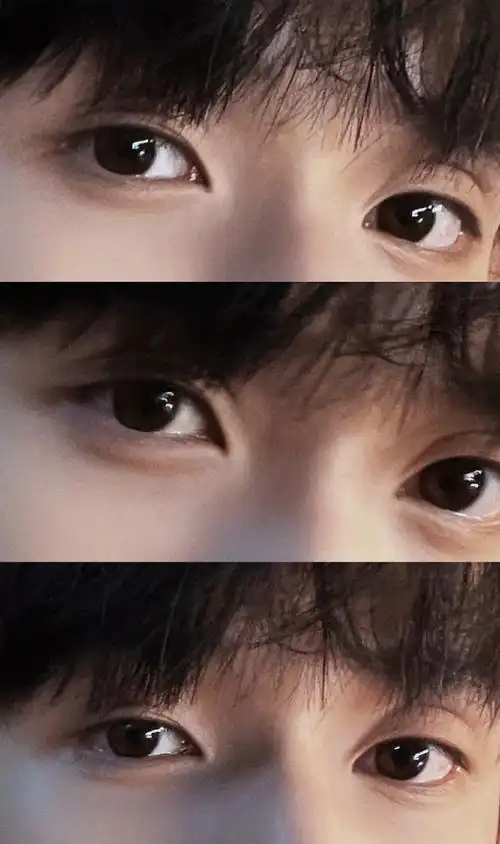 这人眼睛里好像带钩子 不确定 再看看#严浩翔发博说简单见一面