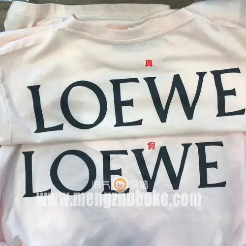 loewe罗意威小飞象t恤真假对比辨别方法图解