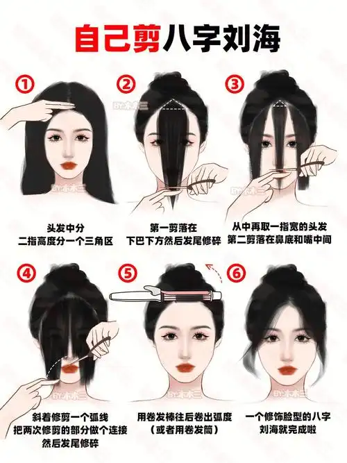 7015八字刘海剪法 | 9215失误不翻车保姆级教程