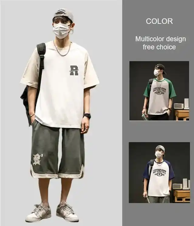 小众潮流ins宽松上衣服印花体恤男士t恤.小众潮流ins宽松 - 抖音