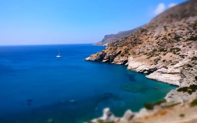 唯美海岸蓝色风景桌面壁纸,风景壁纸,唯美,护眼,高清,清新,大海,蓝色