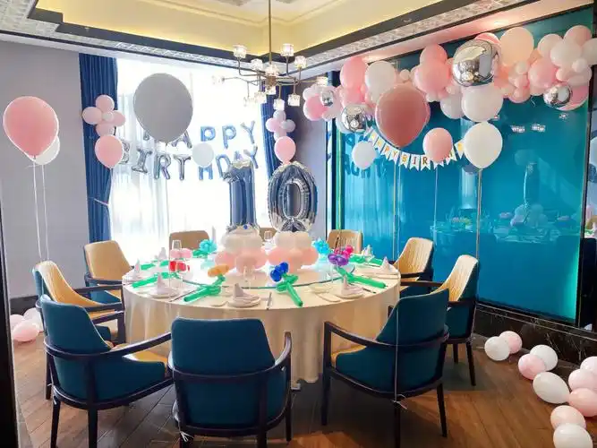 包厢10岁生日布置