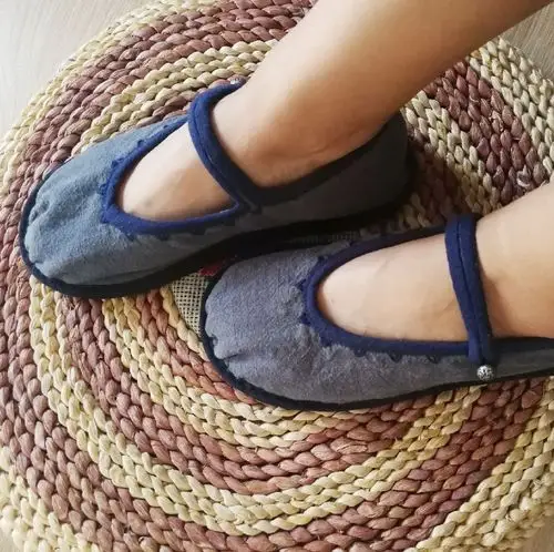 布鞋女鞋千层手工纳底系扣复古禅意女士老北京布鞋