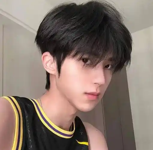 最火的摩根碎盖发型,细软发质发量少的救星,让你少年感十足_盖头_男生