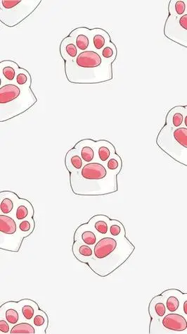 可爱动物爪子简笔画