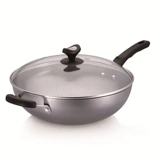 【京东自营】苏泊尔32cm真不锈健康无涂层精铁炒锅fc32t4 自营