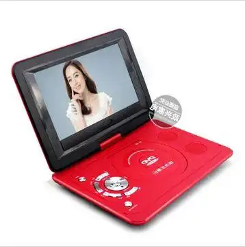 金正dvd14寸便携式小电视影碟一体机折叠高清移动电视视频机促销