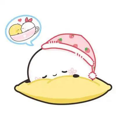 简约呆萌的卡通情侣头像小浪漫