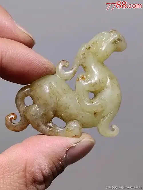 战汉时期老玉龙,老玉,高古,玉古玉