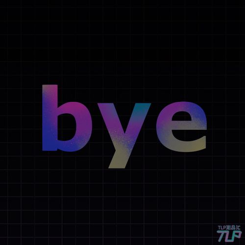 tlp反光车贴 80年代季 涂鸦喷雾效果再见英文bye原创防水彩色贴纸