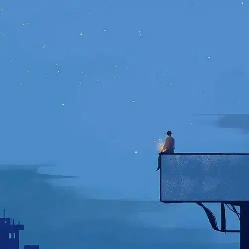 一个人伤感寂寞安静头像图片