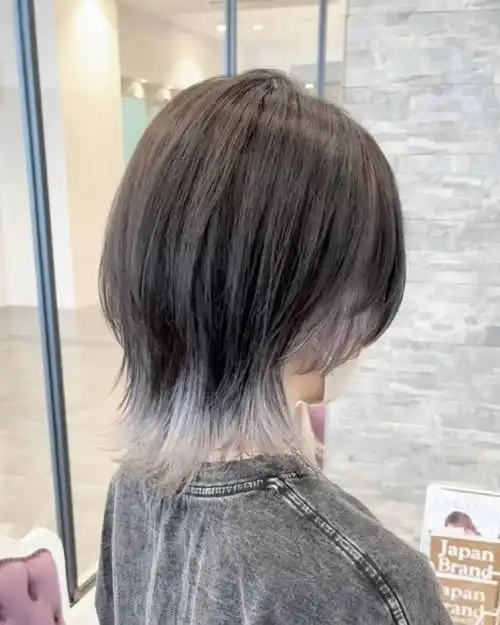 狼尾鲻鱼头女士短发与发尾染的完美融合:时尚新潮流|发型|脸型_网易