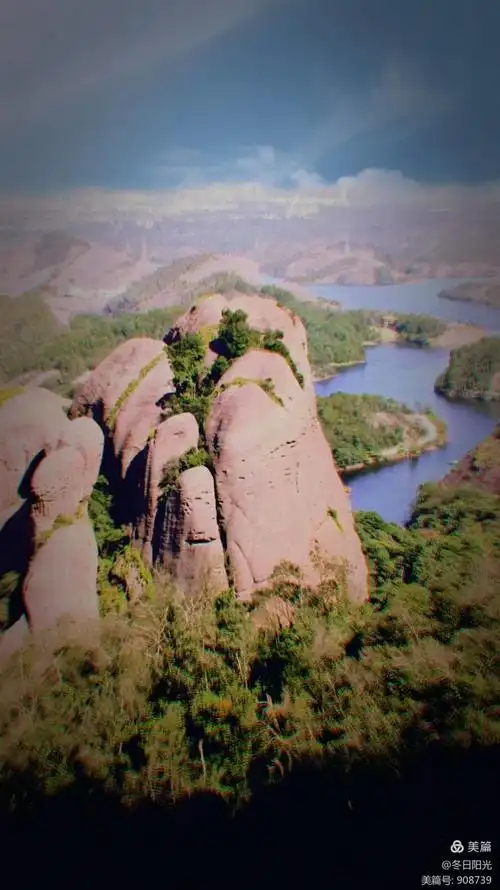 江西上饶龟山风光美