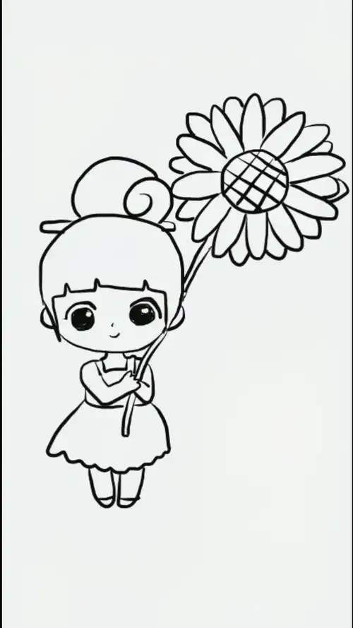 读书简笔画小女孩 读书简笔画小女孩图片 | 第3页 | 多想派