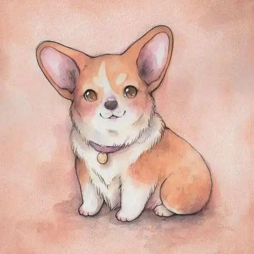 萌萌哒的动物手绘独具风格的可爱q版萌系水彩风格欣赏