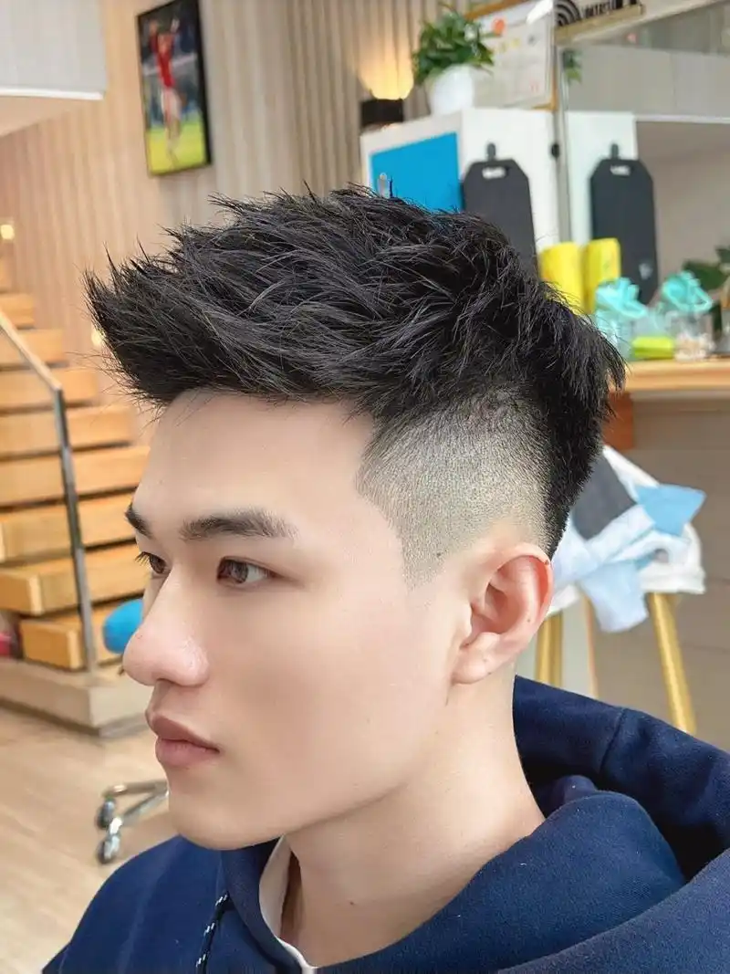 美式渐变飞机头