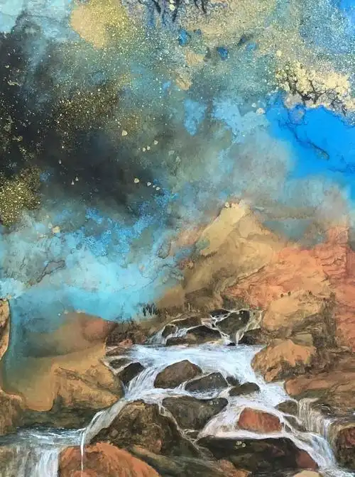 新西兰籍华人艺术家曹俊作品美的无语