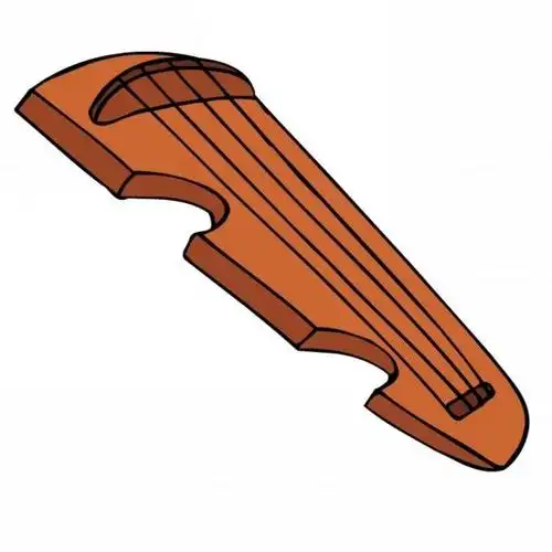 古典乐器卡通图片