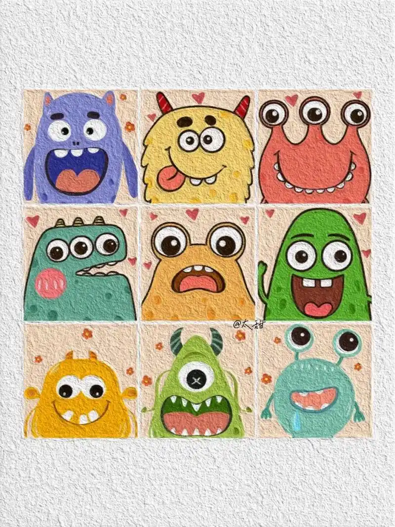 简笔画|小怪物(附步骤) 96不要随意去付出,不要一厢情愿去迎合别人