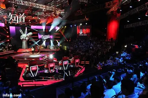 《中国好声音》节目现场(2012年7月26日摄)