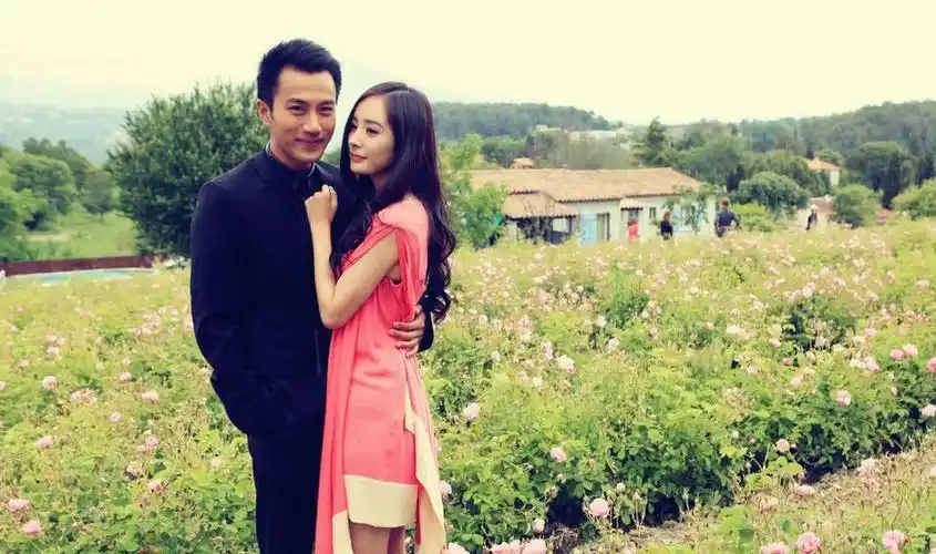 杨幂刘恺威恩爱图