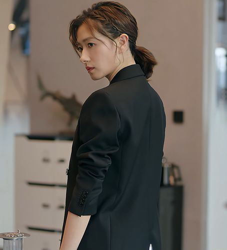 明星万茜同西装正装女职业套装小个子面试工作服两件件套西装