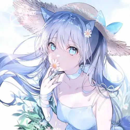 动漫女生头像陪你看日落的人比日落本身更温柔