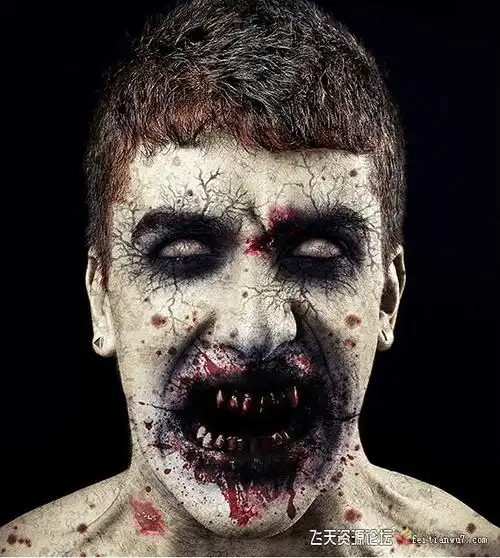 僵尸恐怖ps动作zombiephotoshopaction附视频教程