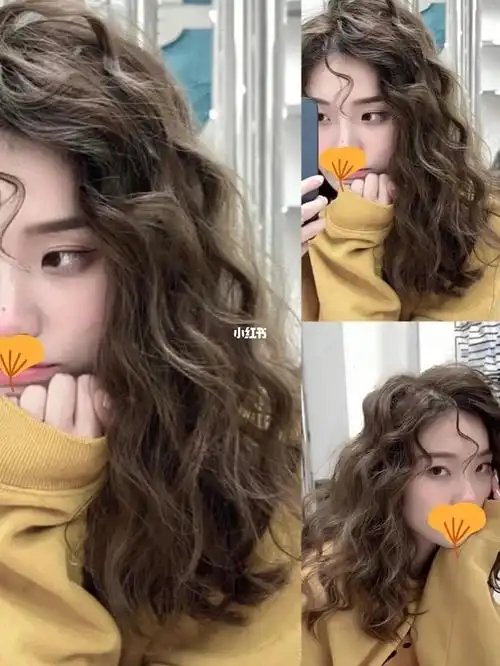 圆脸很适合的法式卷发!越洗越好看又显脸小