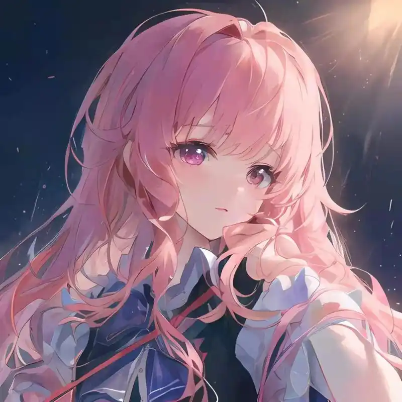 粉色系动漫头像推荐