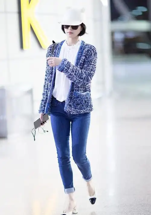 原来牛仔裤也能穿出高级感,刘诗诗这么一搭,显"贵"还抬气质